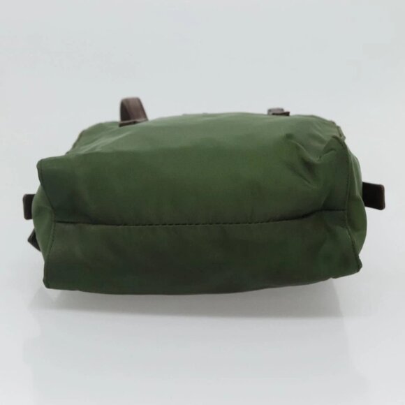 PRADA Hand Bag Nylon Khaki Auth - Picture 10 of 16